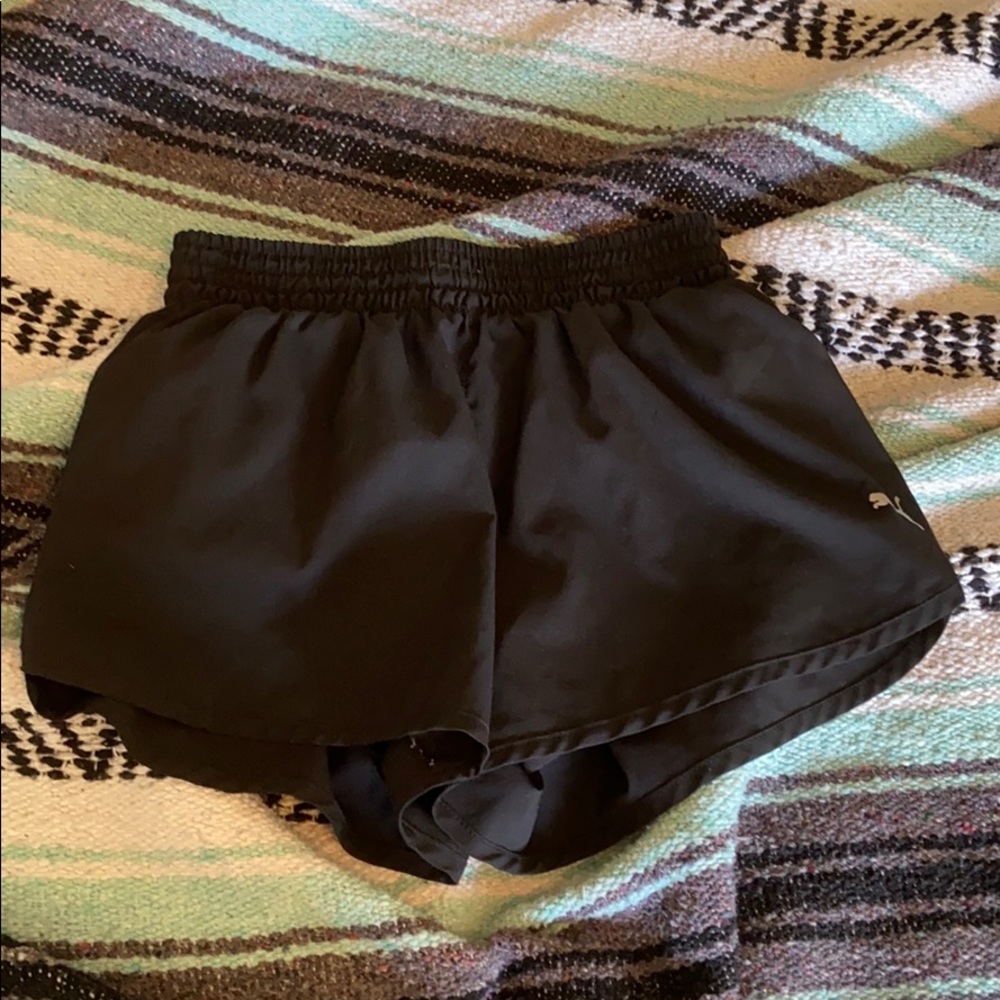 Black Athletic Shorts Puma